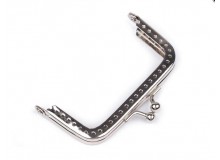 Taschenrahmen Rahmen für Geldbörsen 4 x 7,5cm silber